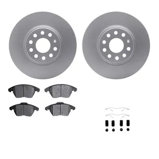 R1 Concepts WDWH1-74034 Brake Rotor- Carbon Coated W/ Ceramic Pads & Hdw